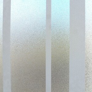 Csíkos (STRIPES) belátáscsökkentő sztatikus ablakfólia 67,5cm x 1,5m