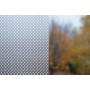 Fehér Pontok sztatikus ablakfólia 45cm x 1,5m