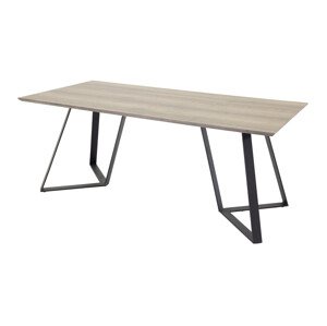 Asztal Dallas 372 (Fényes fa + Fekete)