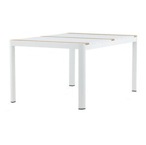 Kerti asztal Dallas 2828 (Fehér + Barna)