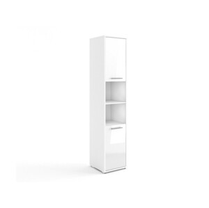Polcos szekrény Concept Pro Lenart AH111 (Fehér + Fényes fehér)
