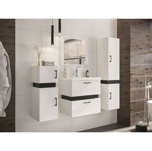 Fürdőszoba garnitúra Hartford C100 (Fehér + Fekete)