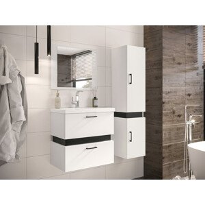 Fürdőszoba garnitúra Hartford C102 (Fehér + Fekete)