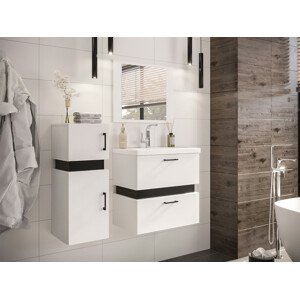 Fürdőszoba garnitúra Hartford C103 (Fehér + Fekete)