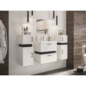 Fürdőszoba garnitúra Hartford C105 (Fehér + Fekete)