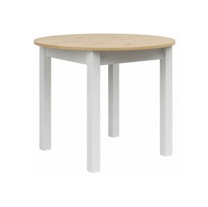 Asztal Boston 476 (Artisan tölgy + Fehér)