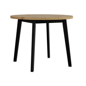 Asztal Victorville 358 (Artisan tölgy + Fekete)