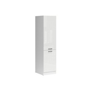 Szekrény ajtókkal Boston DS116 (Fehér + Fényes fehér)